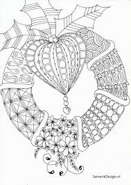 Kleurplaat Voor Volwassenen Christmas Mandala Kleurplaten Kleurboek