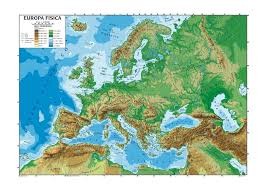 Cartina geografica dell'europa fisica e politica. Europa Politica Fisica Plastificata Scolastica Carta Geografica Murale