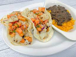 Maybe you would like to learn more about one of these? Doc Ford S Rum Bar Grille Taco Tuesday Vibes Campeche Fish Tacos With Black Beans And Rice Docfords Sanibel Captiva Stpete Ftmyers Florida Swfl