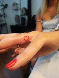 Married To Myself Tattoo Picture At Checkoutmyink Com Red Heart Tattoos Heart Tattoo On Finger Ring Finger Tattoos