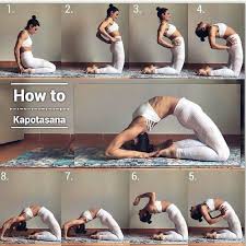 How To Kapotasana Yoga Inspiration Leggings Yoga Leggings Yoga Pants Art Tights Stretch Pants Printed Leggings C Kapotasana Yoga Benefits Yoga Postures