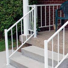 Aluminum is available in many different colors and finishes. Aluminum Porch And Deck Railing Fence Center Aluminum Porch Railing Step Railing Porch Railing