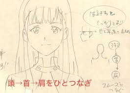 アニメ私塾 on twitter human sketch key frame drawings