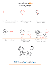 Draw ears inside the mane. How To Draw Lion Easy Drawing For Kids