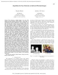 A 43.2 g block of an unknown metal at 89.0 °c was dropped into an insulated vesssel containing 43.00 g of ice and 26.00 g of water at 0 °c. Pdf Algorithms For Face Detection On Infrared Thermal Images