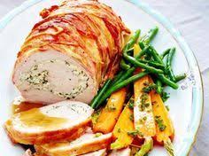 Gefullter Putenbraten Mit Speck Umwickelt Rezept Lecker Putenbraten Rollbraten Rezept Putenbraten Rezept
