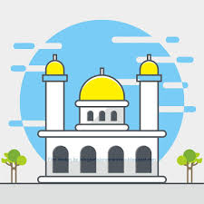 Gambar ilustrasi bangunan masjid kartun yang dilukis dengan tangan bulan tangan dicat seni bina png dan psd untuk muat turun percuma. Gambar Masjid Kartun Hd Nusagates