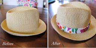 Diy Sew A Hatband Hat Band Sewing Diy Fabric