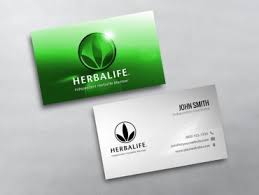 I'd like to think that a business card is an extension of yourself; Herbalife Business Cards Free Shipping