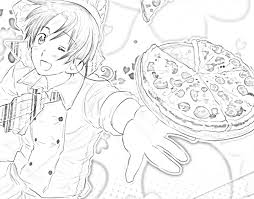 Birds Eye View Drawing Anime Hetalia And Pizza Drawing Effect By Usagichan Odango D5kmuuc Png 600 470 Pizza Drawing Drawings Sketches