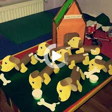 preschoolers now made using materials puppies our activity yavru kopek okul oncesi kopek
