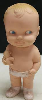 Vintage Edward Mobley Boy Diaper Doll Toy, 1964