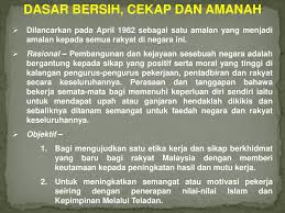 Dasar bersih, cekap dan amanah. Razli Ahmad Kursus Induksi Kumpulan Sokongan Unimap Ppt Download