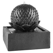 Jetzt stöbern und günstig online kaufen! Zen Garden Zierbrunnen Solarbrunnen Gartenbrunnen 2w Solar Basaltoptik