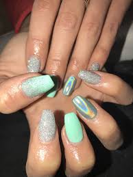 However, not everyone wants to rock super long talons. Pin By Luci Boyden On Dekor Mint Nails Summer Acrylic Nails Acrylic Nails