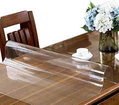 Over 50 % of table pads can be made without measuring. Ostepdecor Custom 84 X 42 Inch Clear Table Cover Protector Clear Plastic Tablecloth Protector 1 5mm Thick Table Protector For Dining Room Table Clear Table Cloth Table Pad For Kitchen Wood Grain Kitchen