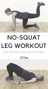 Have Trouble Doing Squats Or Need To Avoid Them Due To Knee Trouble Or Injuries This No Squat Leg Workou Leg And Glute Workout Toned Legs Workout Leg Workout
