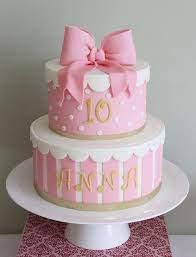 10th Birthday Birthday Cakes For 10 Year Old Boy With Name Anna S 10th Birthday 10 Birthday Cake Birthday Cake Girls Pink Cake