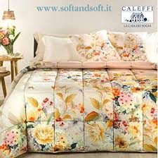 offerta di oggi trapunta fragrances caleffi matrimoniale stampa digitale cm 260x265 peso invernale tessuto cotone a eur 105 51 inve comforters bed blanket