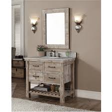 Bathroom vanity 36 inches wide. Accos 36 Inch Rustic Bathroom Vanity Quartz White Marble Top