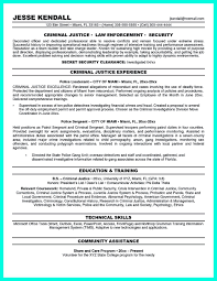 Criminal Justice Resume Uses Summary Section Of The Qualifications To Highlight Your Experience From Resume Objective Examples Resume Objective Resume Examples