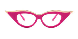 Black Cat-eye Gorgeous Spring Hinges Eyeglasses