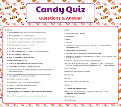 What's the color order of a piece of candy corn, from the base to the point? 10 Best Halloween Candy Trivia Questions Printable Printablee Com