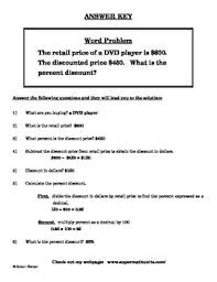 Scaffolding What Is The Percent Discount Type Word Problems Word Problems Words Guiding Questions