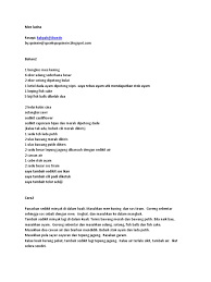 Bihun goreng, bee hoon goreng or mee hoon goreng refers to a dish of fried noodles cooked with rice vermicelli in both the indonesian and malay languages. Resepi Mee Ladna Ayam