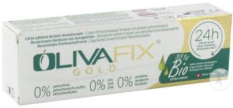 Olivafix Gold Creme Fixation Prothese 35 Huile D Olive Biologique Tube 75g Newpharma
