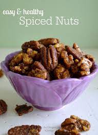 Easy Healthy Spiced Nuts Recipe No Sugar Or Sweeteners An Oregon Cottage Recipe Nut Recipes Spiced Nuts Recipe Spiced Nuts