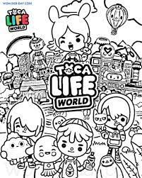 Printable toca boca coloring pages (image info: Download Or Print This Amazing Coloring Page Toca Boca Life Coloring Pages Printable Coloring In 2021 Coloring Pages Printable Coloring Pages Create Your Own World