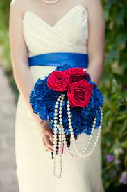 Jj's house offers tons of affordable wedding flowers and wedding bouquets in a variety of materials, such as silk wedding flowers and satin ones. A Red White And Blue Wedding Bouquet