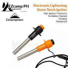 CAMPINGMOON Electronic Portable Lightening Igniter for Flame Torch Stove  Gas Butane Fuel LPG Furnace Outdoor Push Button Switch Fire Ignite Ignition  Starter I-1010 Survival Lightning Lighter Camping Moon | Lazada PH