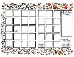 This Bullet Journal Calendar Page For The Month Of October 2019 Is Taken Straight From The Pages O Bullet Journal Month Planner Calendar Bullet Journal October