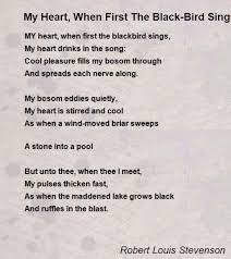 Famous Poems About Blackbirds Famous Poems Poems Black Bird