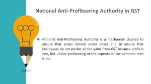 Additionally, malaysia established the national cyber security agency, an agency under the prime minister's department to act as the national leading agency for cybersecurity matters. Anti Profiteering Mechanism Under Gst Ppt Download
