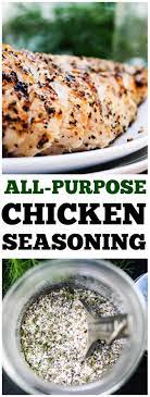 All Purpose Chicken Seasoning Recipe Chicken Seasoning Seasoning Recipes Chicken Seasoning Recipes