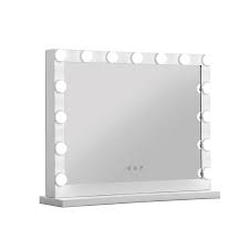 A hollywood mirror is a lighted vanity mirror that you set in your dressing or vanity area to check your appearance, apply makeup perfectly, and do the main distinguishable feature of a hollywood mirror from other vanity or wall mount mirror is its integrated lights. Embellir Hollywood Makeup Mirror With Led Vanity Buy Makeup Mirrors 9355720011258