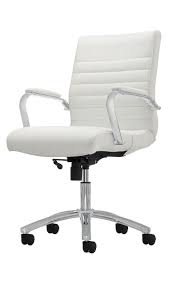 Realspace Modern Comfort Winsley Chair White Office Depot White Leather Office Chair Stylish Office Chairs Desk Chair Comfy