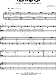 I would consider this a beginner piano solo piece. Game Of Thrones From Game Of Thrones Sheet Music Easy Piano Piano Solo In D Minor Download Print Sku Mn0168678