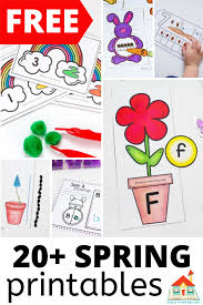 A preschool curriculum can also encompass homework given to the child to reinforce what was learned in the classroom, but many educators also believe that homework is unnecessary at such a young age. Free Spring Printables For Preschoolers Stay At Home Educator