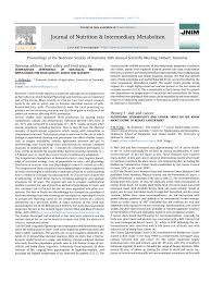 Cancer council is calling for increased support for younger australians to get active following new data revealing that only 1 in 6 (16. Pdf Nutritional Epidemiology And Cancer What Do We Know About Eating To Reduce Cancer Risk