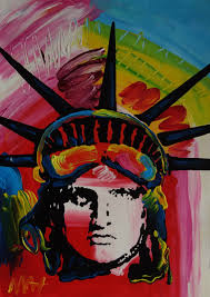 Peter Max Original Art Paintings for sale