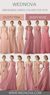 2018 Trendy Chiffon Bridesmaids Dress Halter Dusty Pink And Dusty Rose Dress For Wedding Bridesmaids Popular Dresses Popular Dresses For Wedding Popular D
