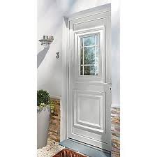 Lorenove est spécialiste des fenêtres pvc, alu, bois, en neuf ou en rénovation. Porte D Entree Pvc Geom Conveks Blanc 90 X H 215 Cm Poussant Droit Castorama