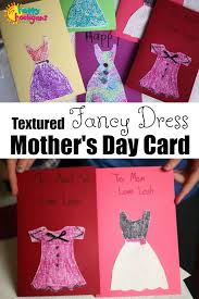 Make a mothers day card. Fancy Dress Mother S Day Card For Kids To Make Happy Hooligans