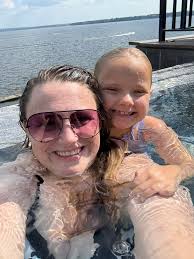 The kids and I snuck away for a quick trip to Dad's amazing lake house up  at Grand! You can't believe how beautiful and peaceful it is here.