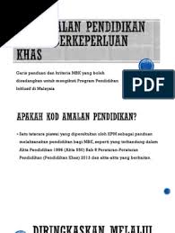 Kod amalan perlindungan data peribadi untuk amalan. Ringkasan Kod Amalan Pendidikan Murid Berkperluan Khas