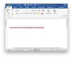 Ms word convert to uppercase. How To Change Case In Microsoft Word For Mac